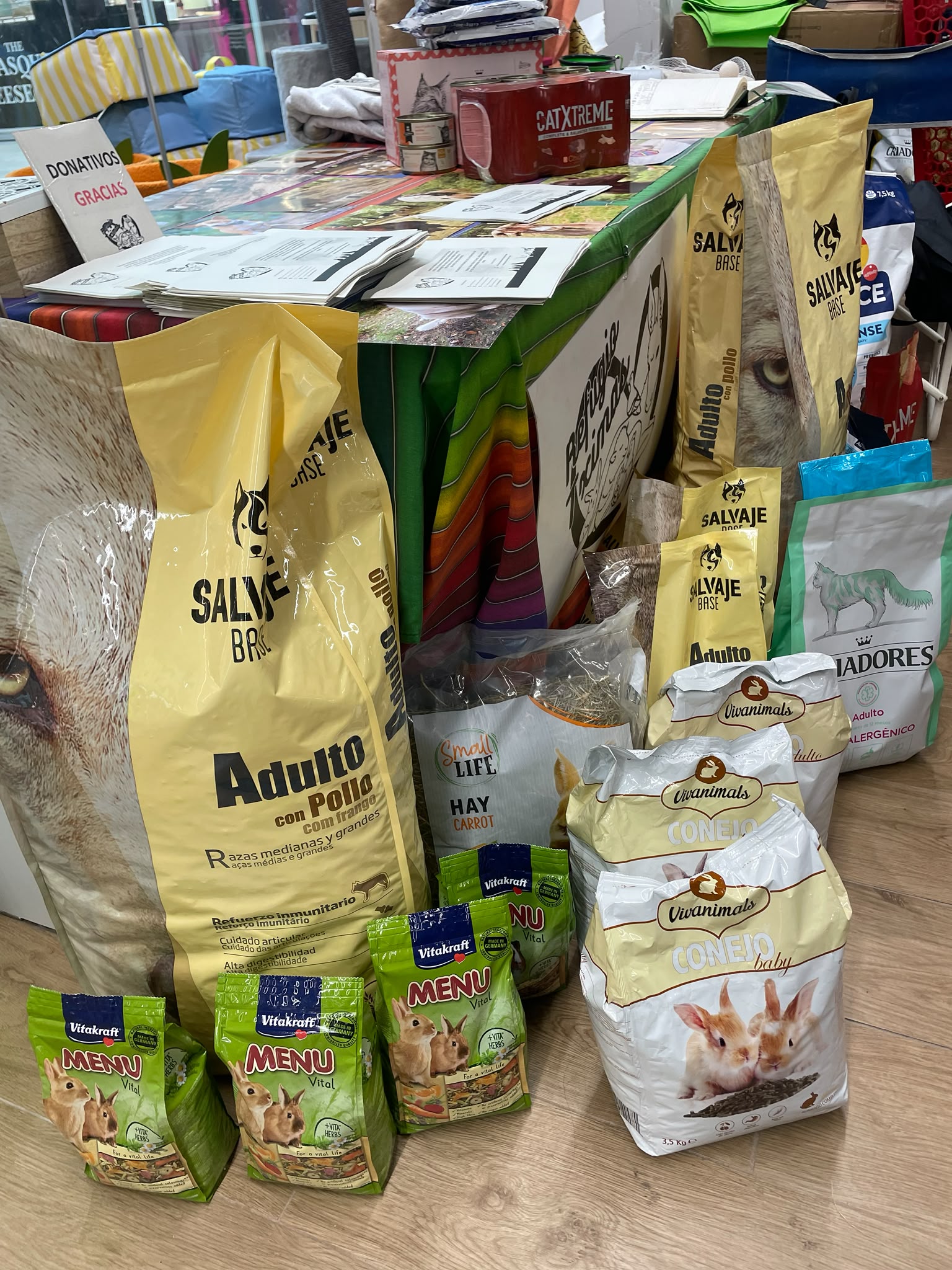 Recogida de alimentos en Tienda Animal